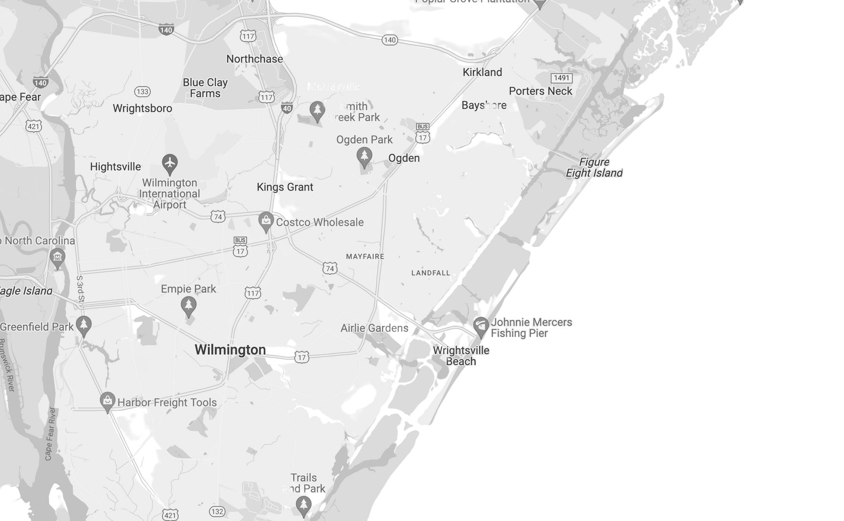 Brookshire Estate Management project map for renovations and management clients of 2022.  